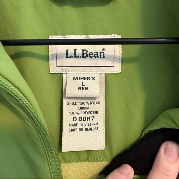Vintage LL Bean Green Vest Jacket Large - Picture 13 of 13